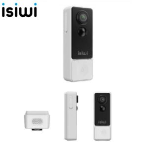Campanello a Batteria Wireless 2K + Batteria 5200mAh, PIR, SD Card, Audio Bidirezionale
